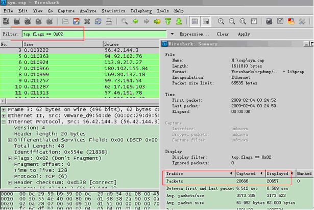 tcp.flags==0x02